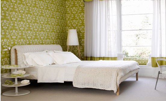 清新舒适的小公寓卧室装修 硅藻泥装修效果图